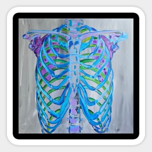 Ribcage light Sticker